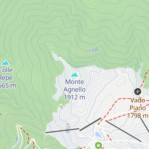Map of Monte Agnello