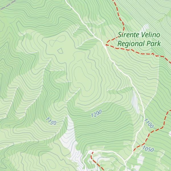 Map of Monte Cativiglia
