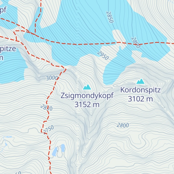 Map of Zsigmondykopf