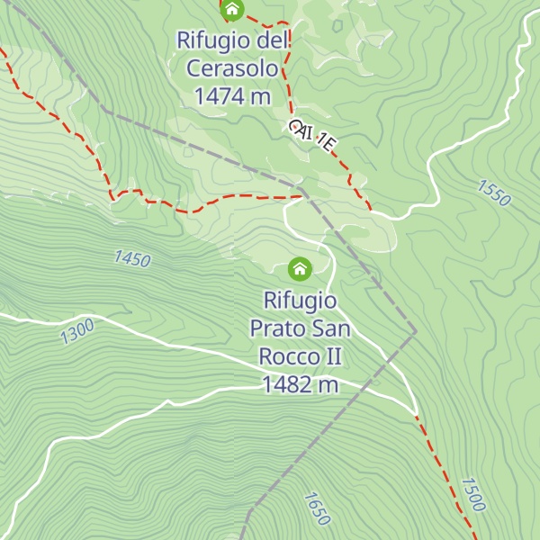 Map of Rifugio Prato San Rocco I