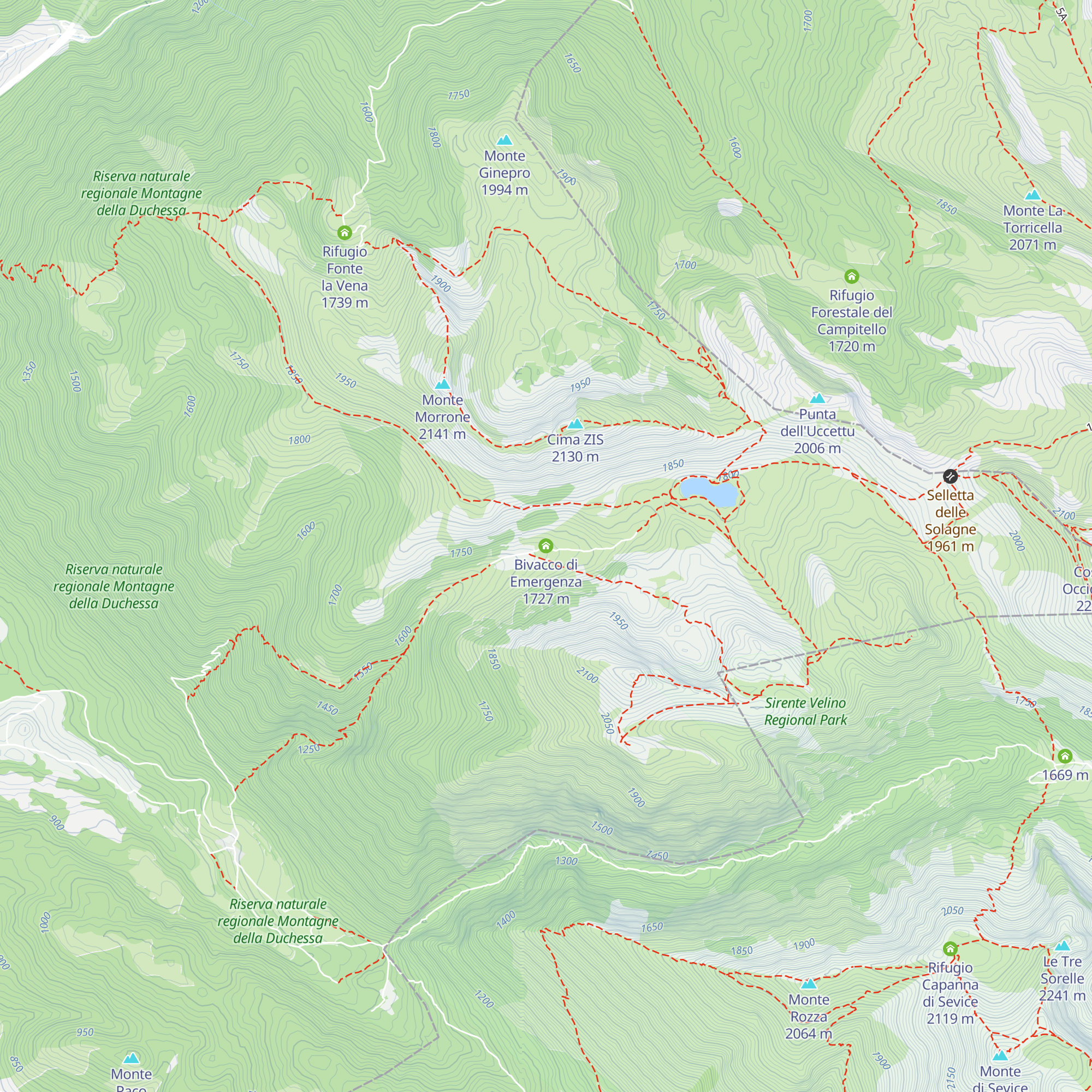 Bivacco di Emergenza map