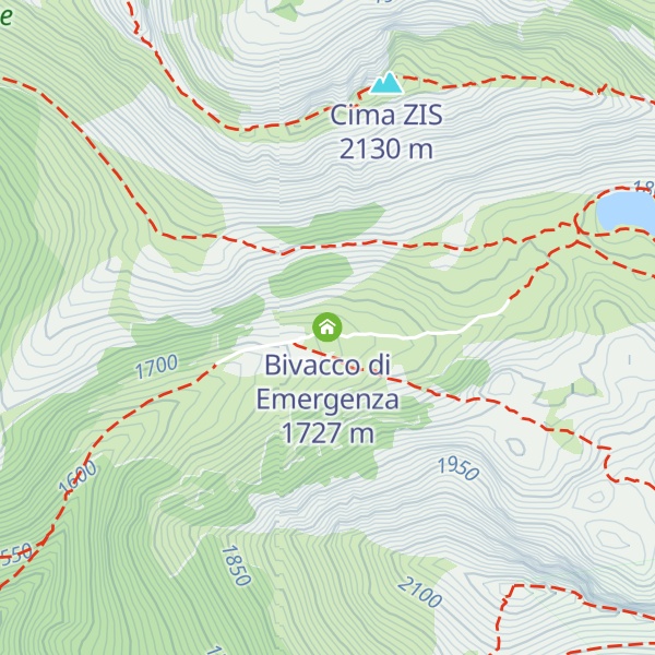 Map of Bivacco di Emergenza