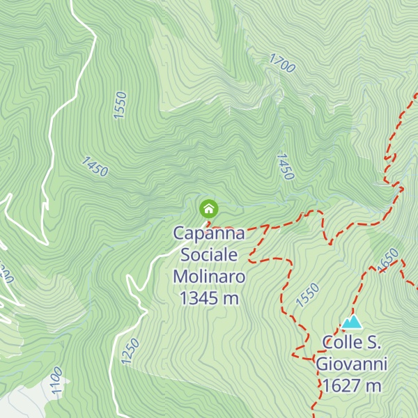 Map of Capanna Sociale Molinaro
