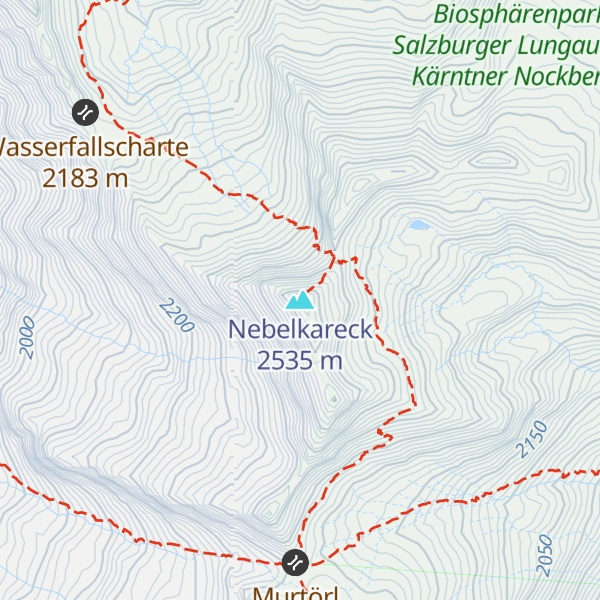 Map of Nebelkareck