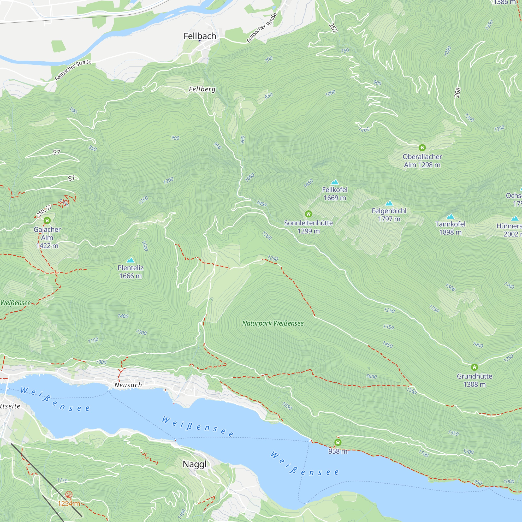 Fellschartenhütte (Jhtt.) map