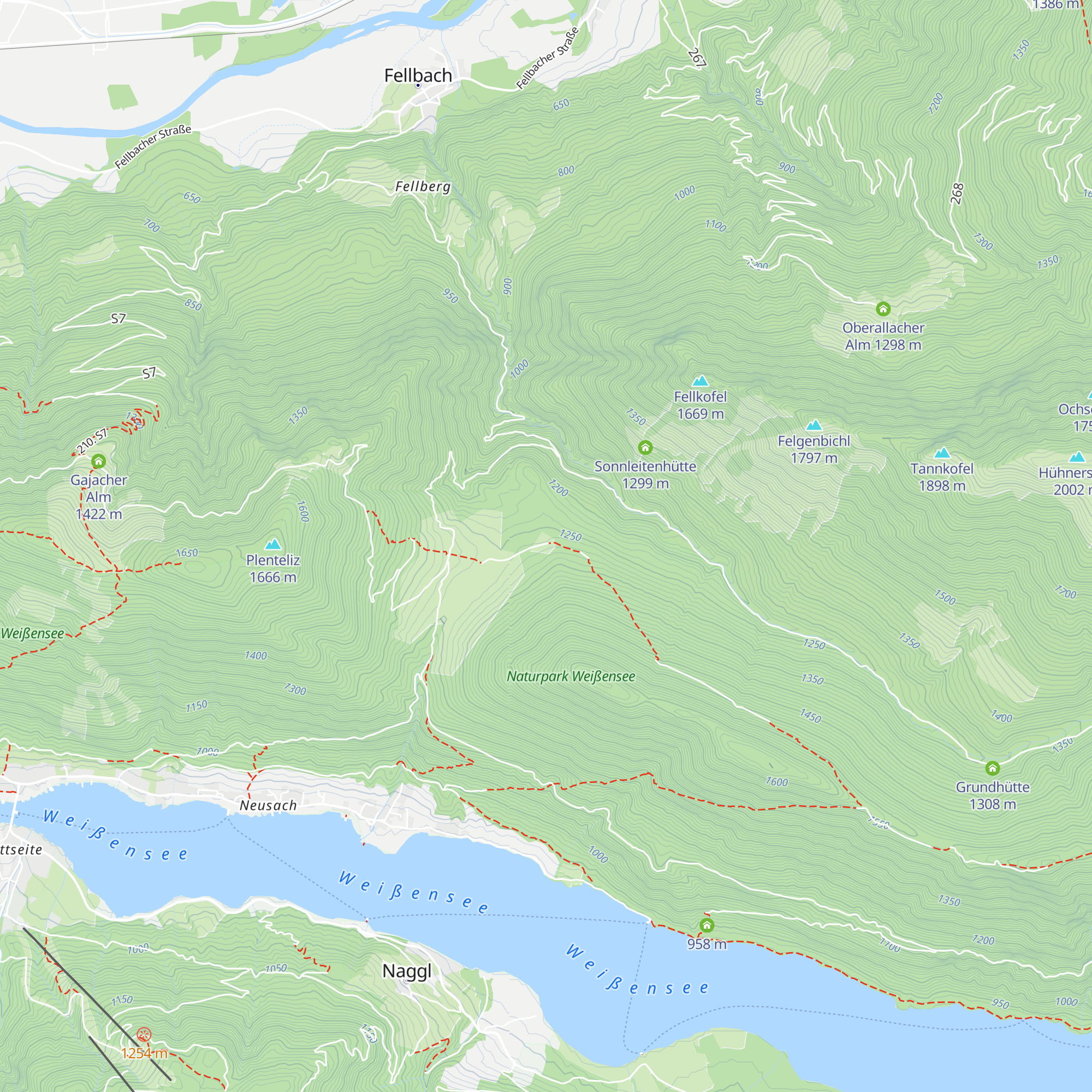 Fellschartenhütte (Jhtt.) map