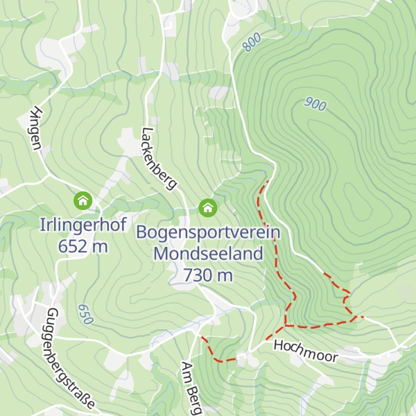 Map of Bogensportverein Mondseeland