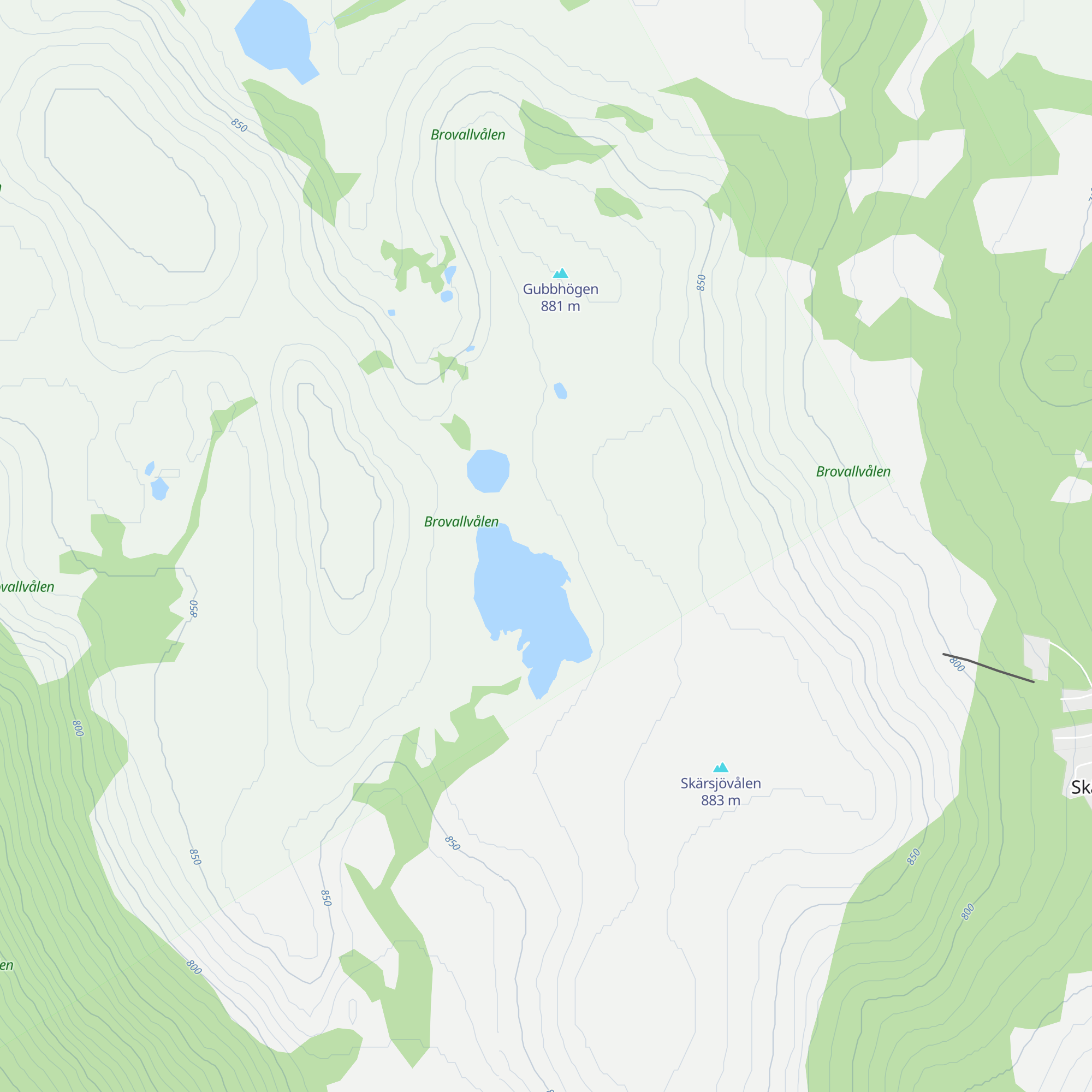 Skärsjön raststuga map