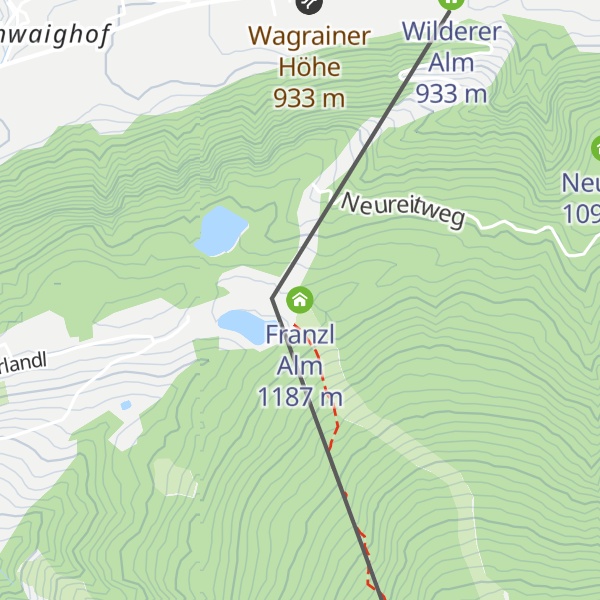 Map of Franzl Alm