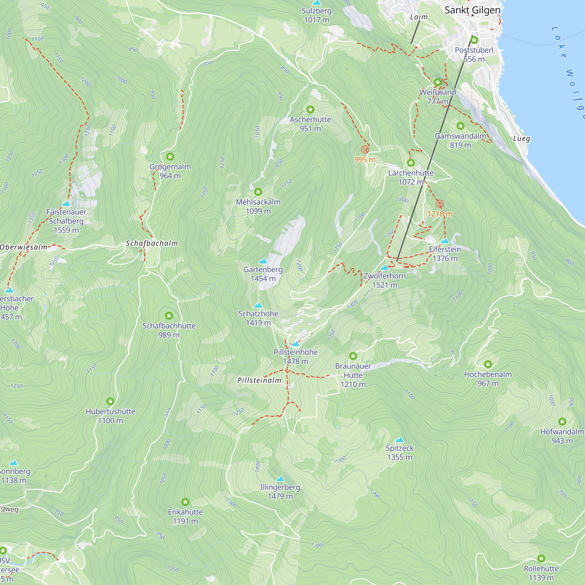 Stubneralm map