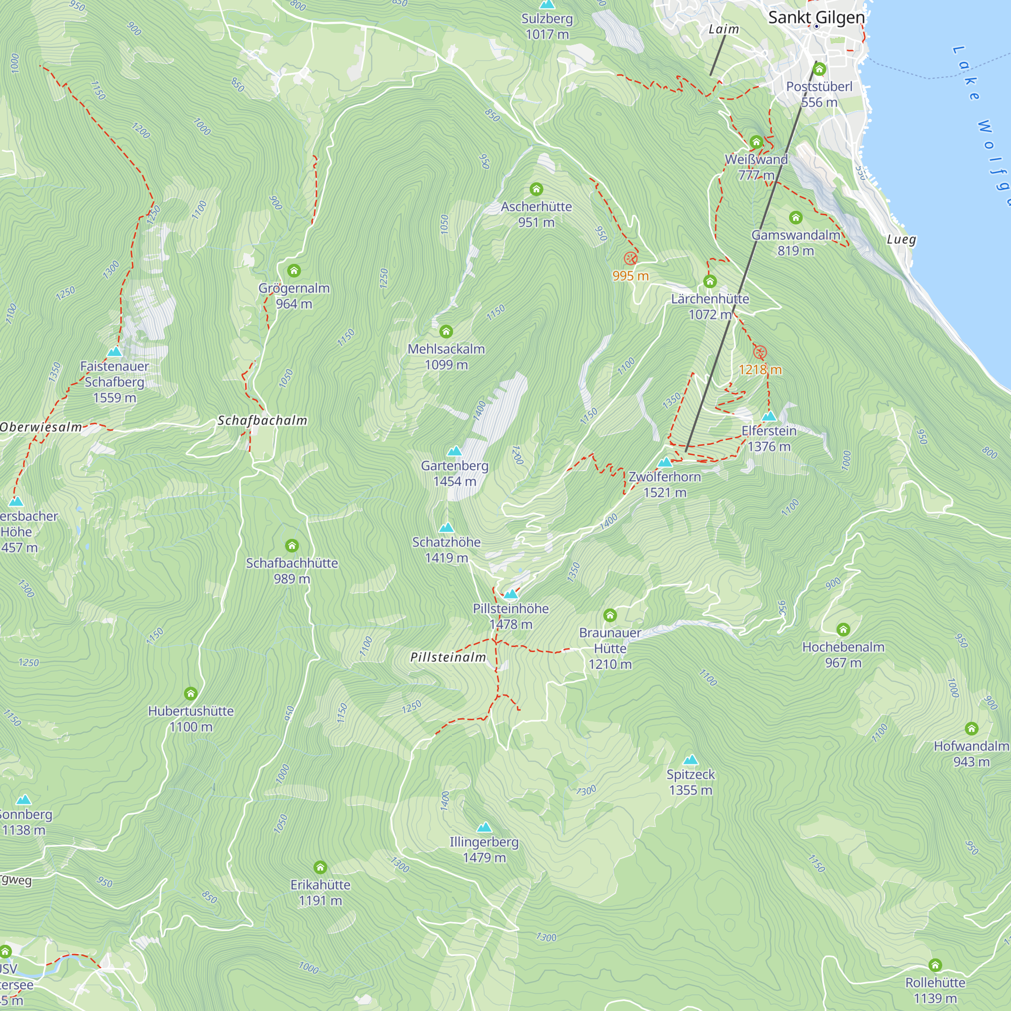 Stubneralm map