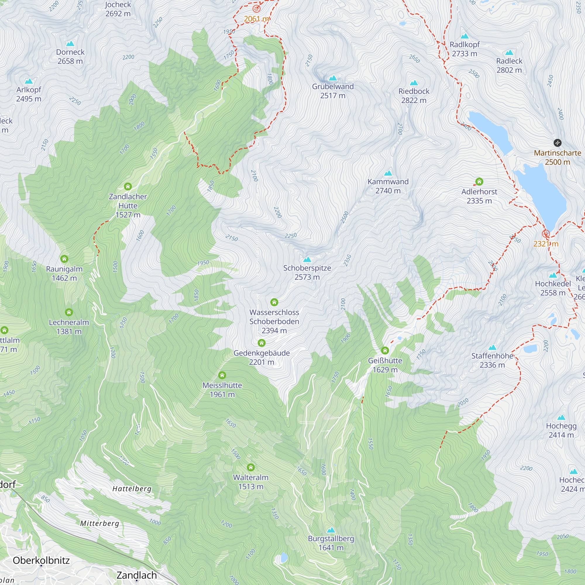 Wasserschloss Schoberboden II map