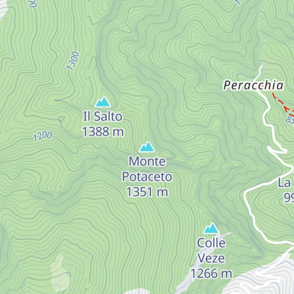 Map of Monte Potaceto