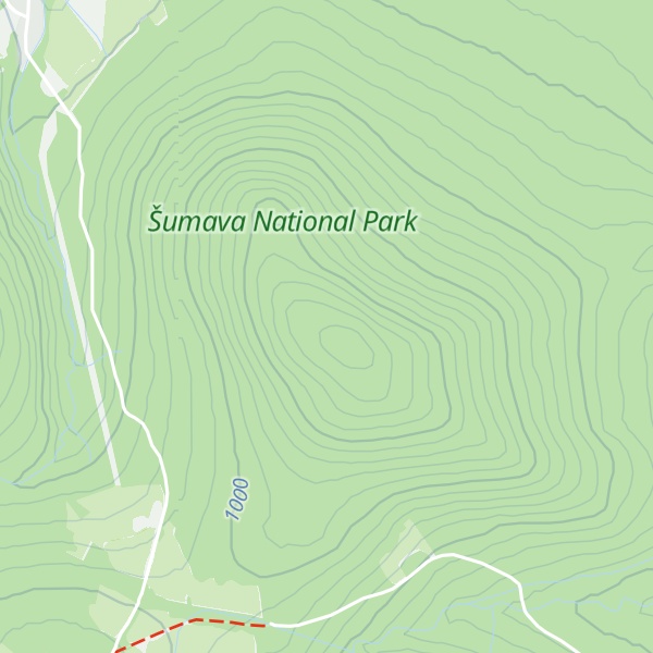 Map of Hůrecký vrch