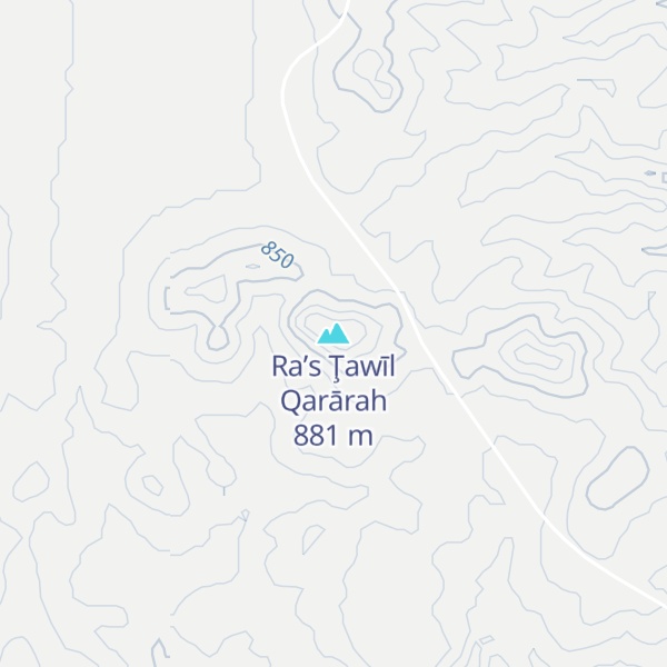 Map of Ra’s Ţawīl Qarārah