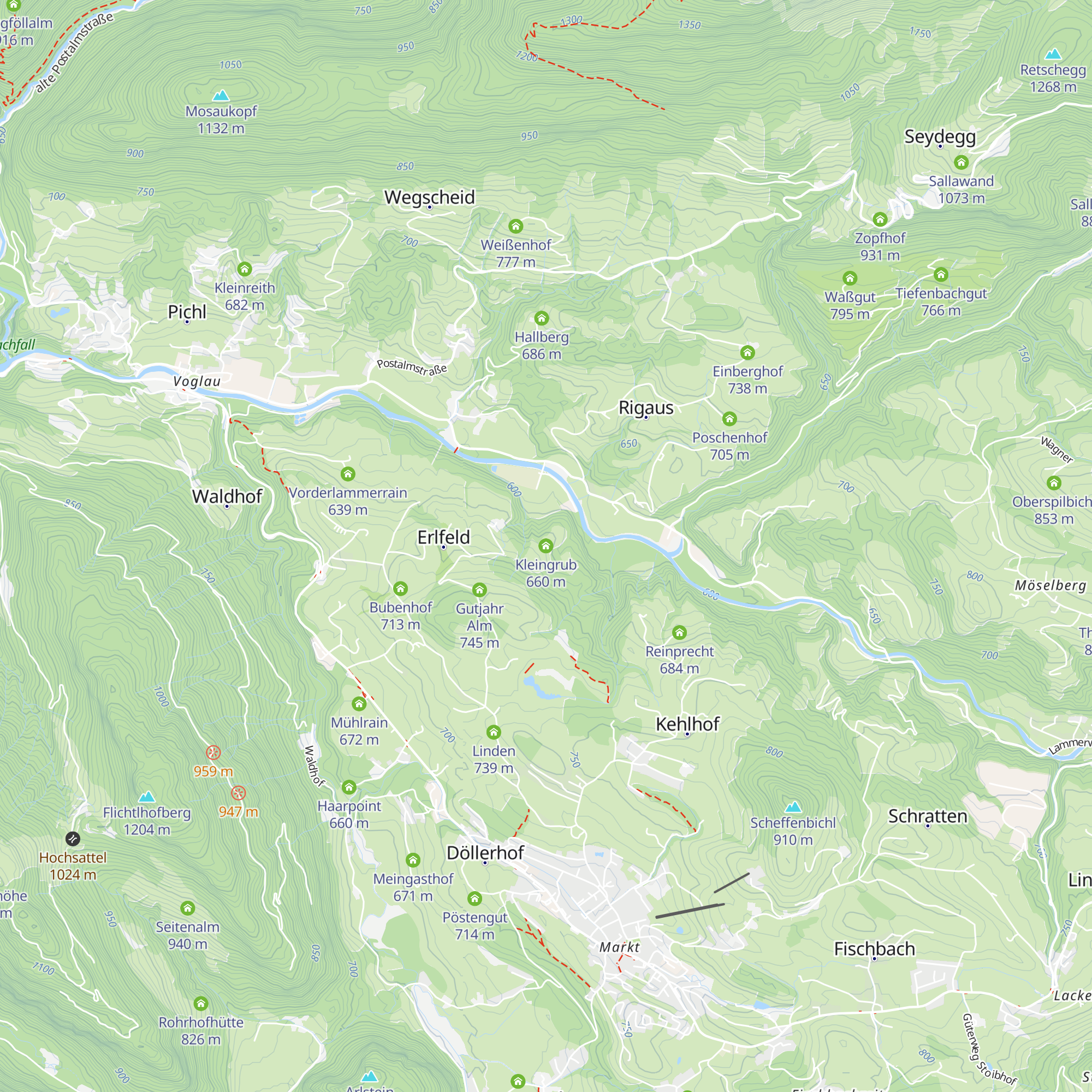 Kleingrub map