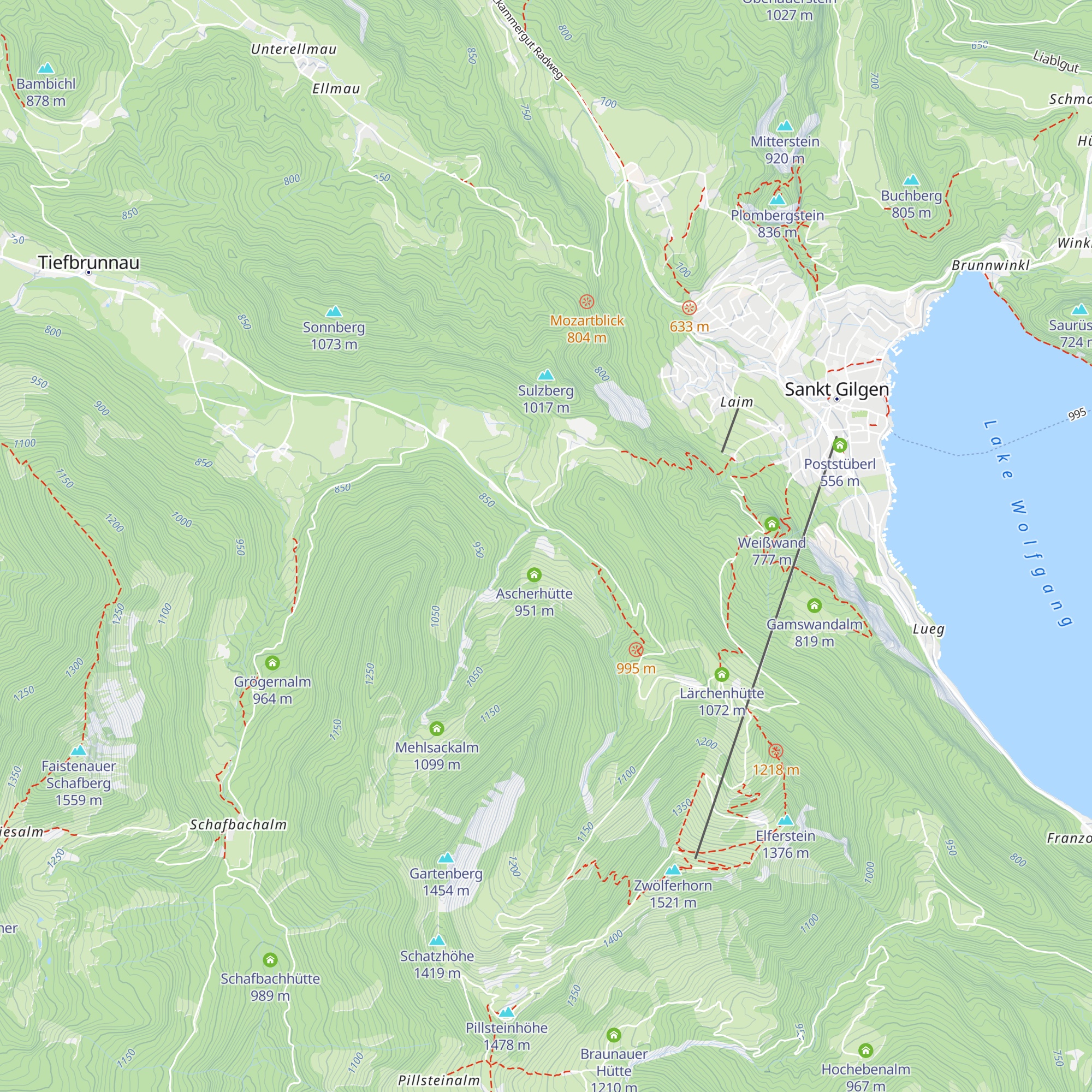 Kühleithütte map