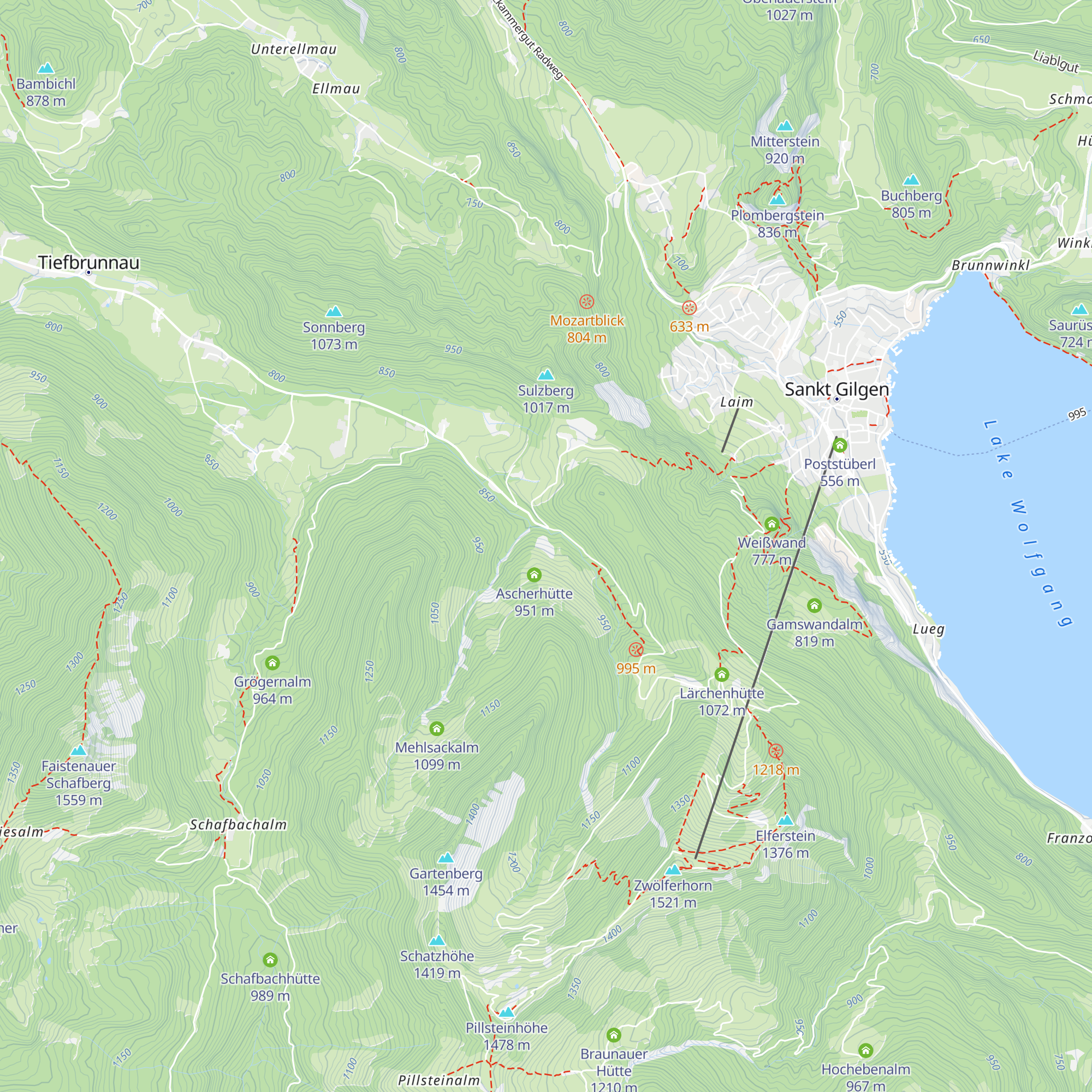 Kühleithütte map