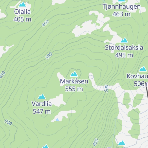 Map of Markåsen