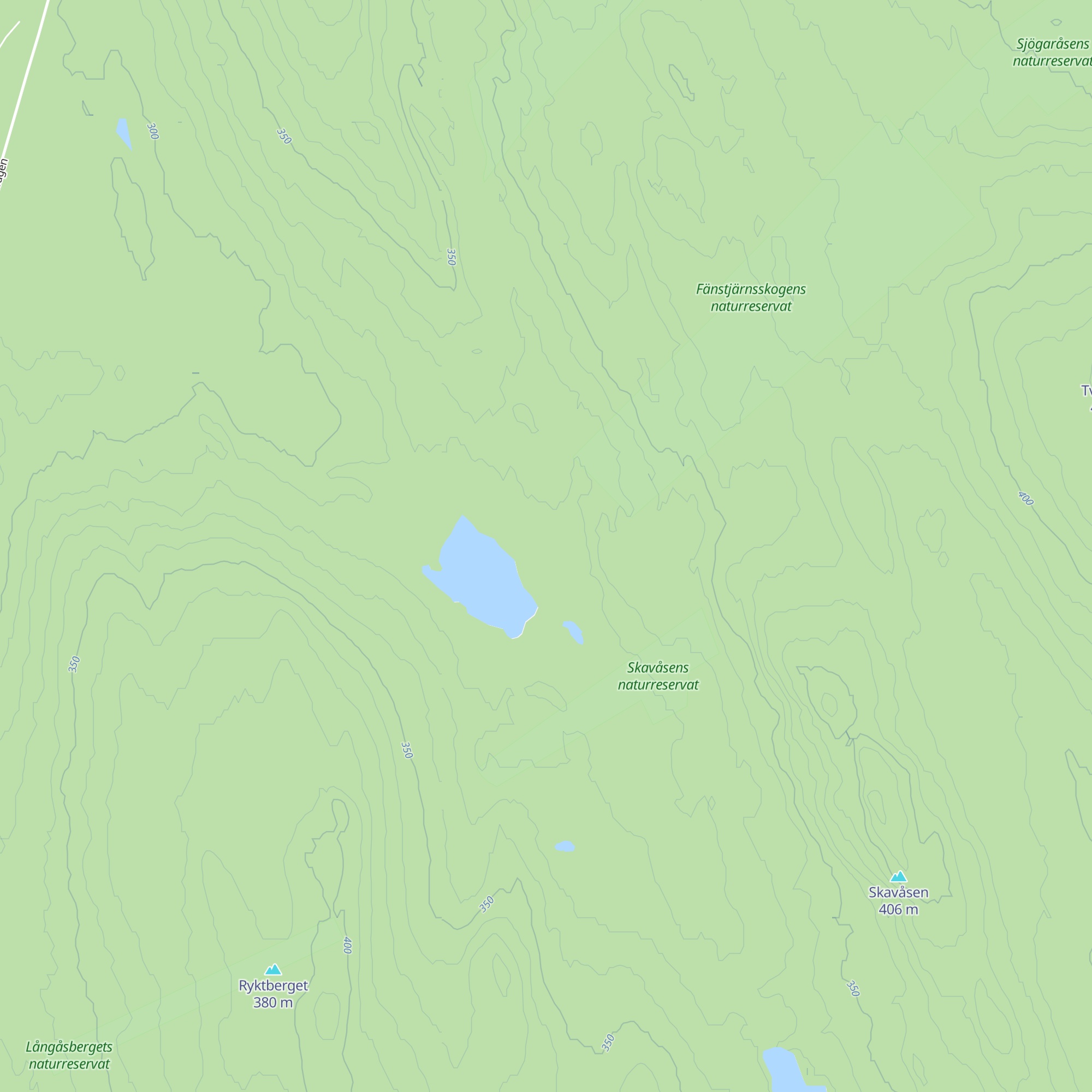 Fänstjärn Raststuga map