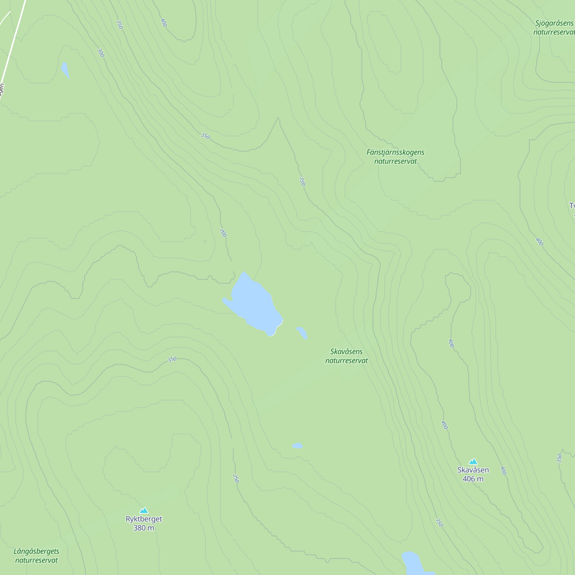 Fänstjärn Raststuga map