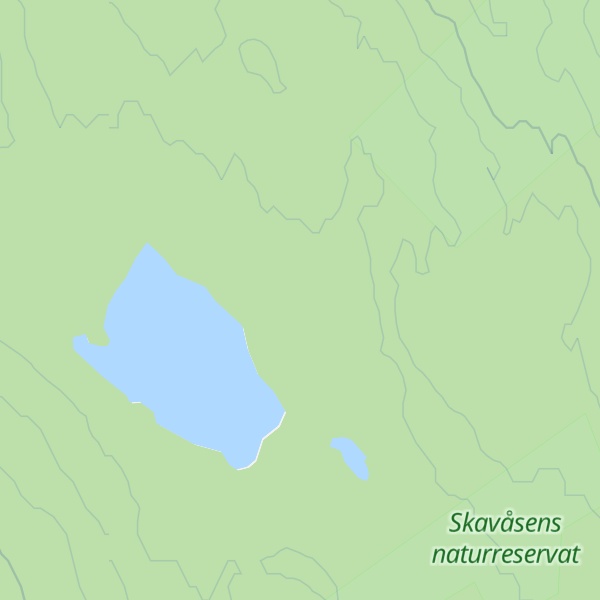 Map of Fänstjärn Raststuga