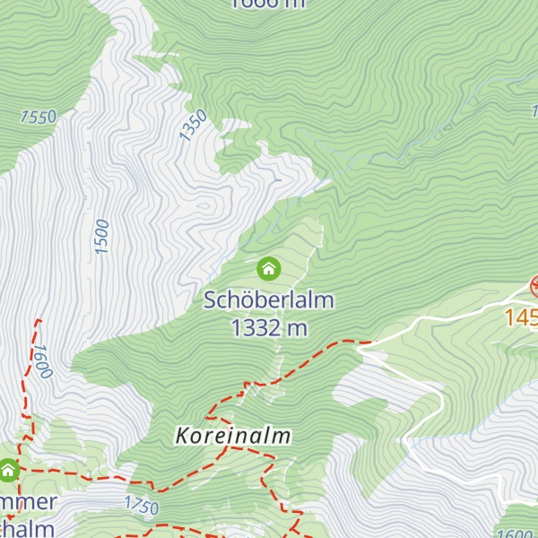 Map of Schöberlalm