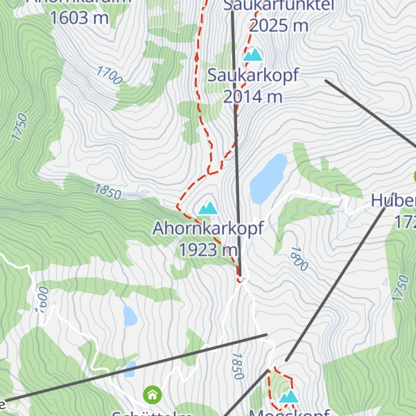 Map of Ahornkarkopf
