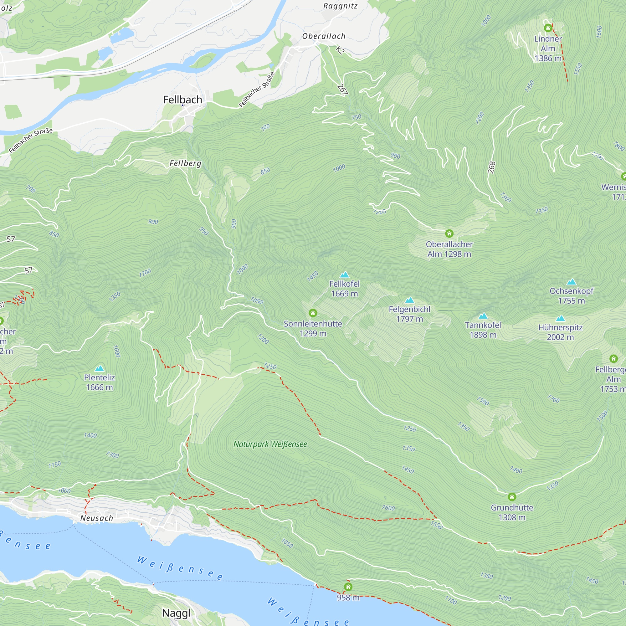 Sonnleitenhütte map