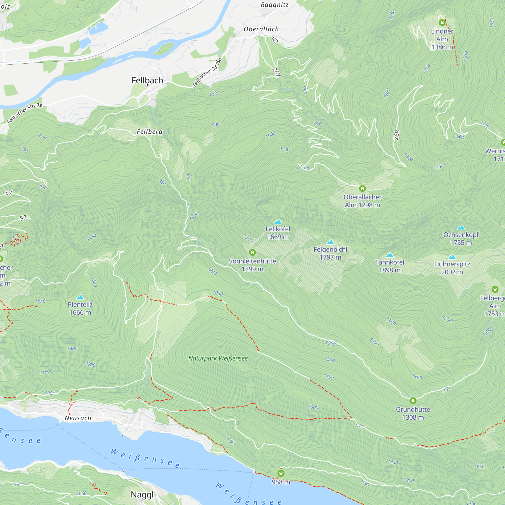 Sonnleitenhütte map