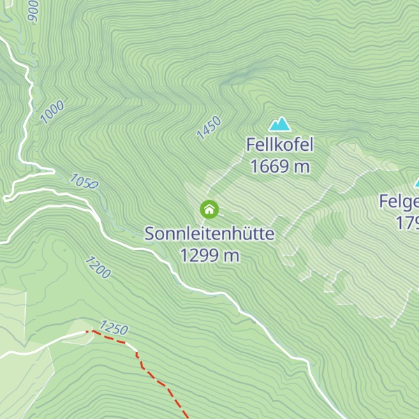 Map of Sonnleitenhütte