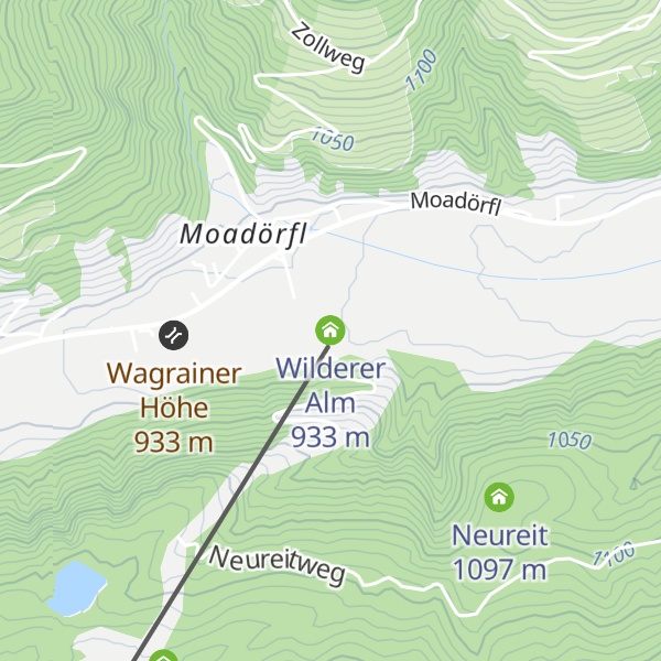 Map of Wilderer Alm