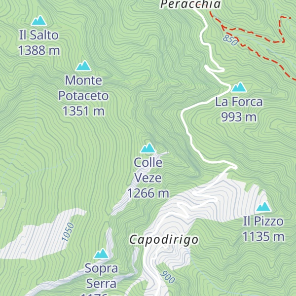 Map of Colle Veze