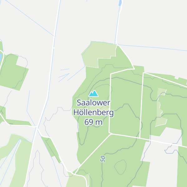 Map of Saalower Höllenberg