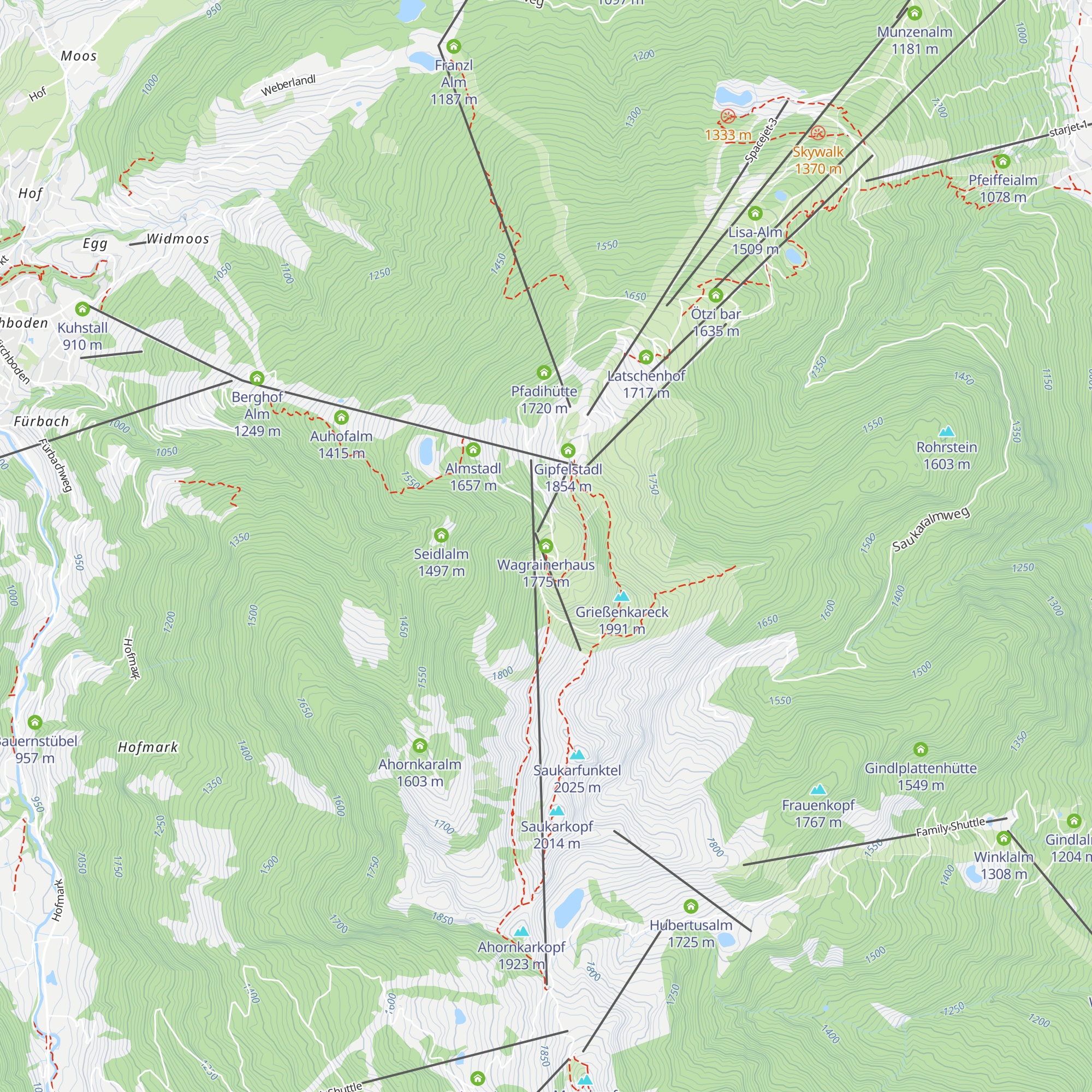 Wagrainerhaus map