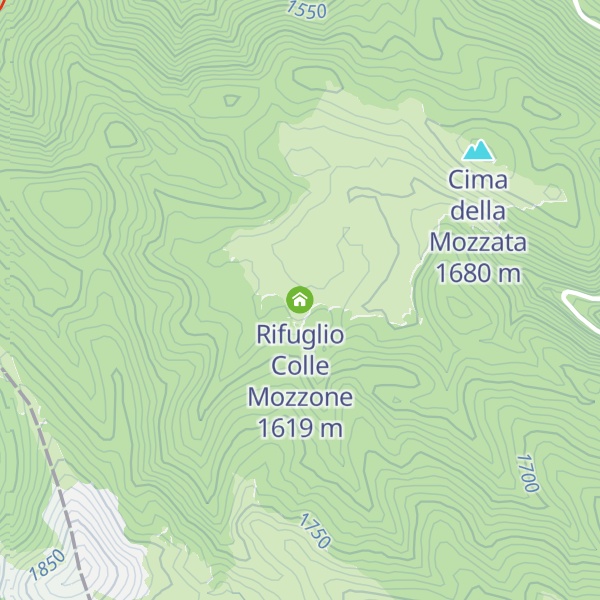 Map of Rifuglio Colle Mozzone