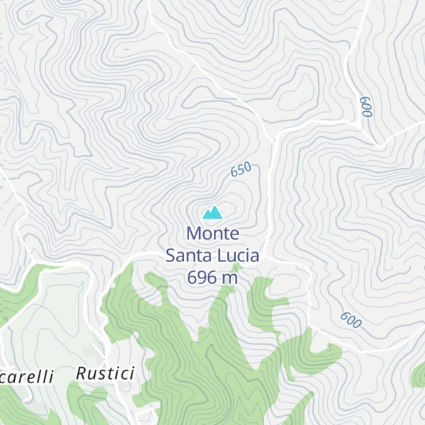 Map of Monte Santa Lucia