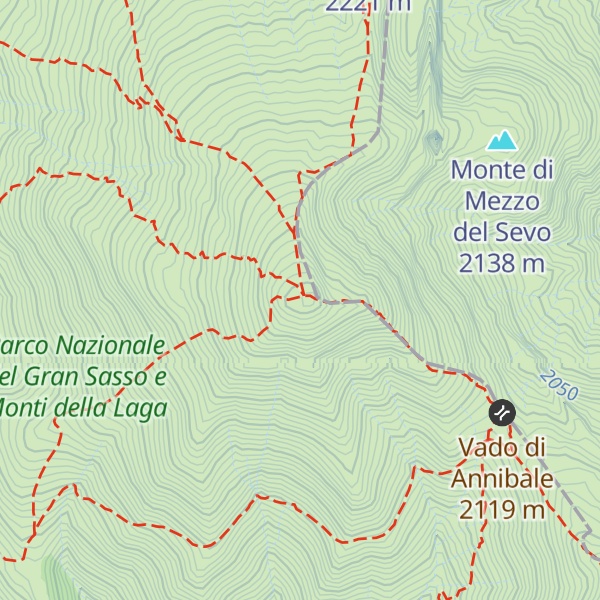 Map of Pizzo di Sevo