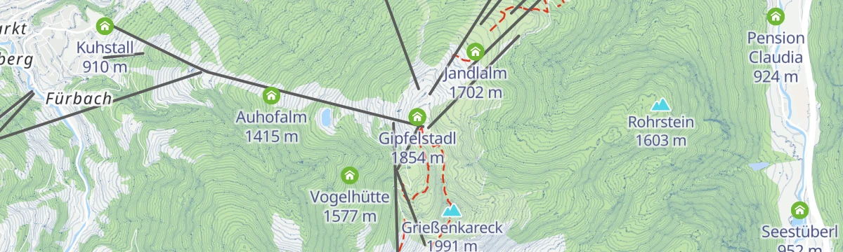 Höhenwanderung: Grießenkareck - Jandlalm