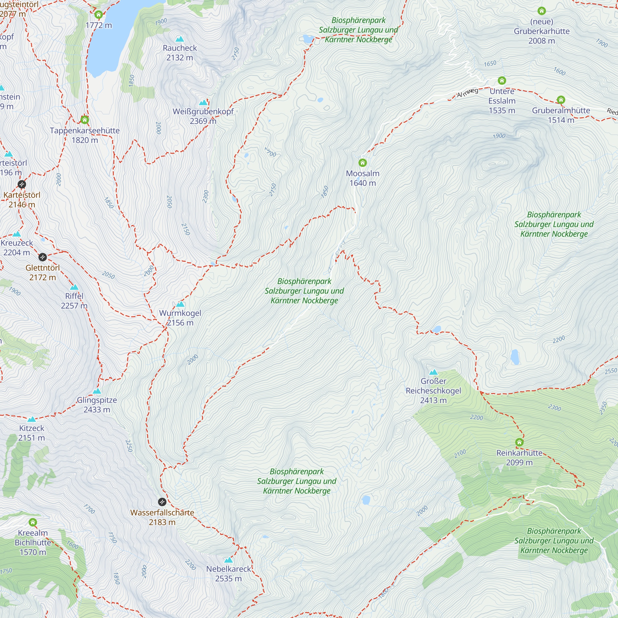 Oergenhiasalm map