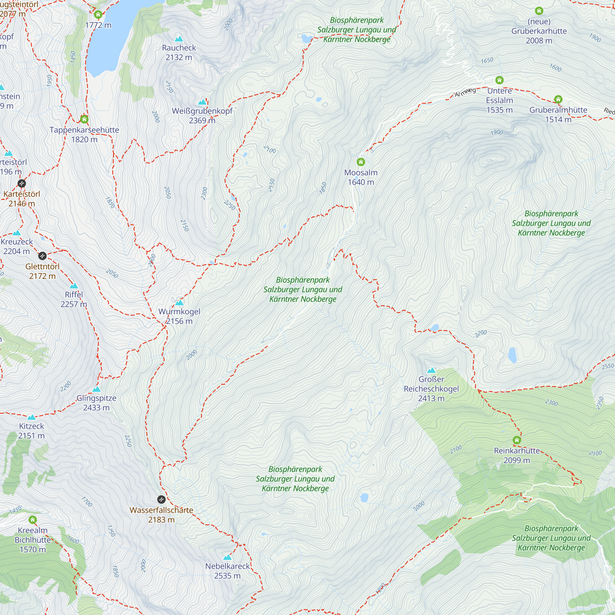 Oergenhiasalm map