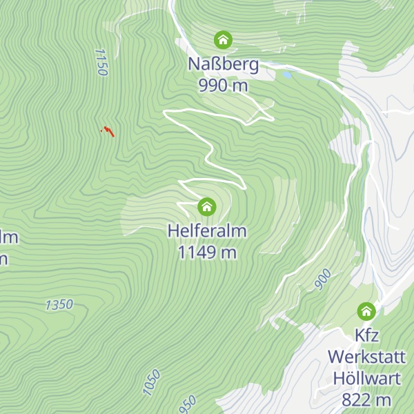 Map of Helferalm