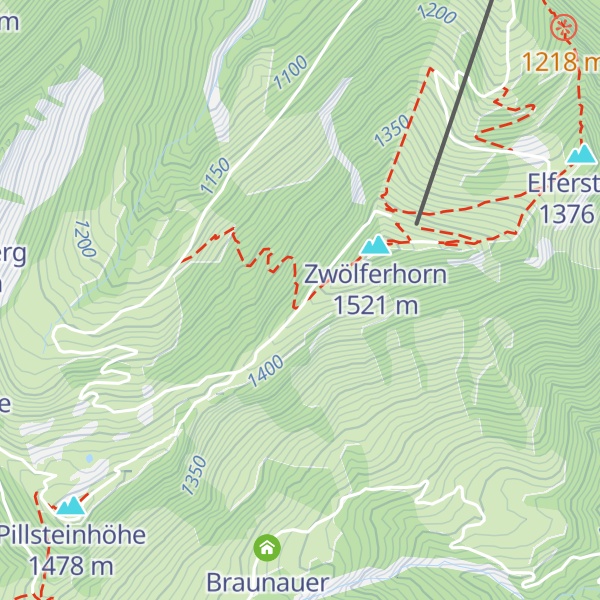 Map of Arnikahütte