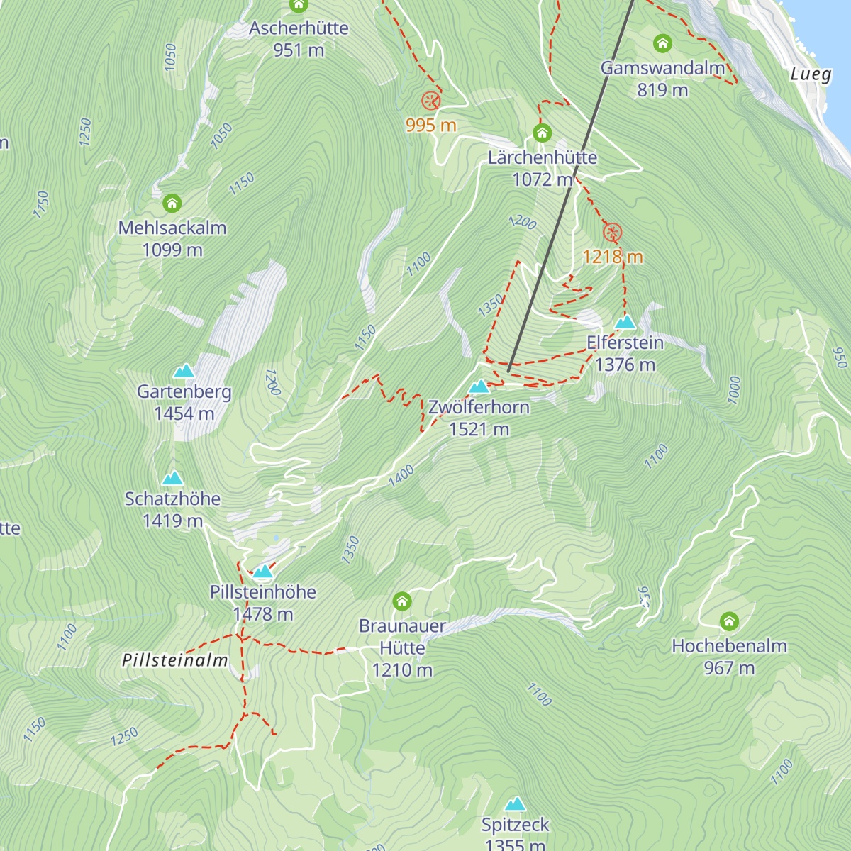 Arnikahütte map