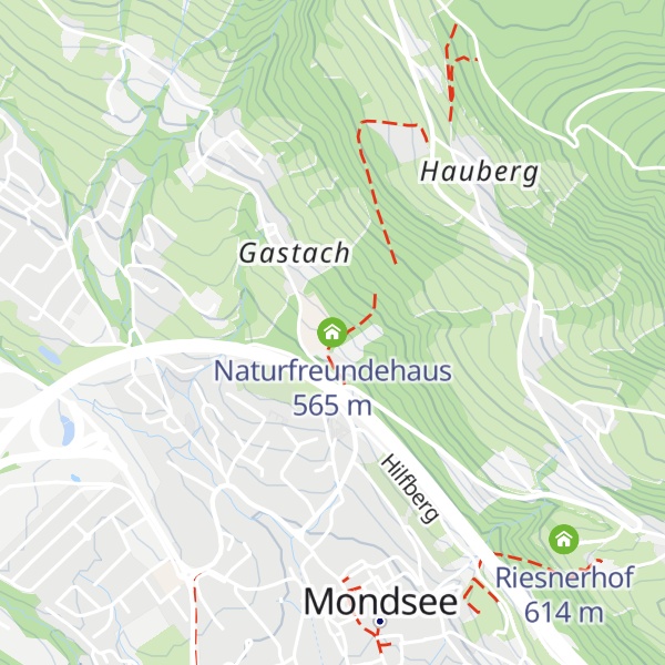Map of Naturfreundehaus