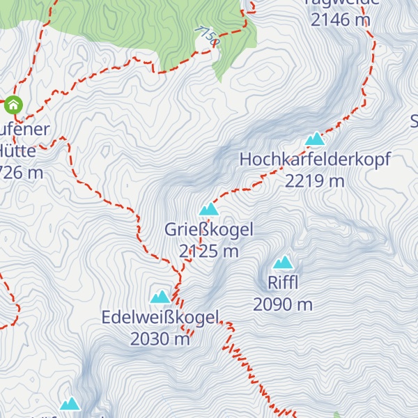 Map of Grießkogel