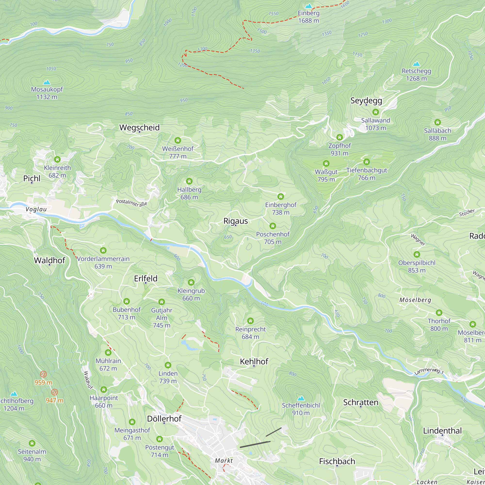 Tuschenhof map