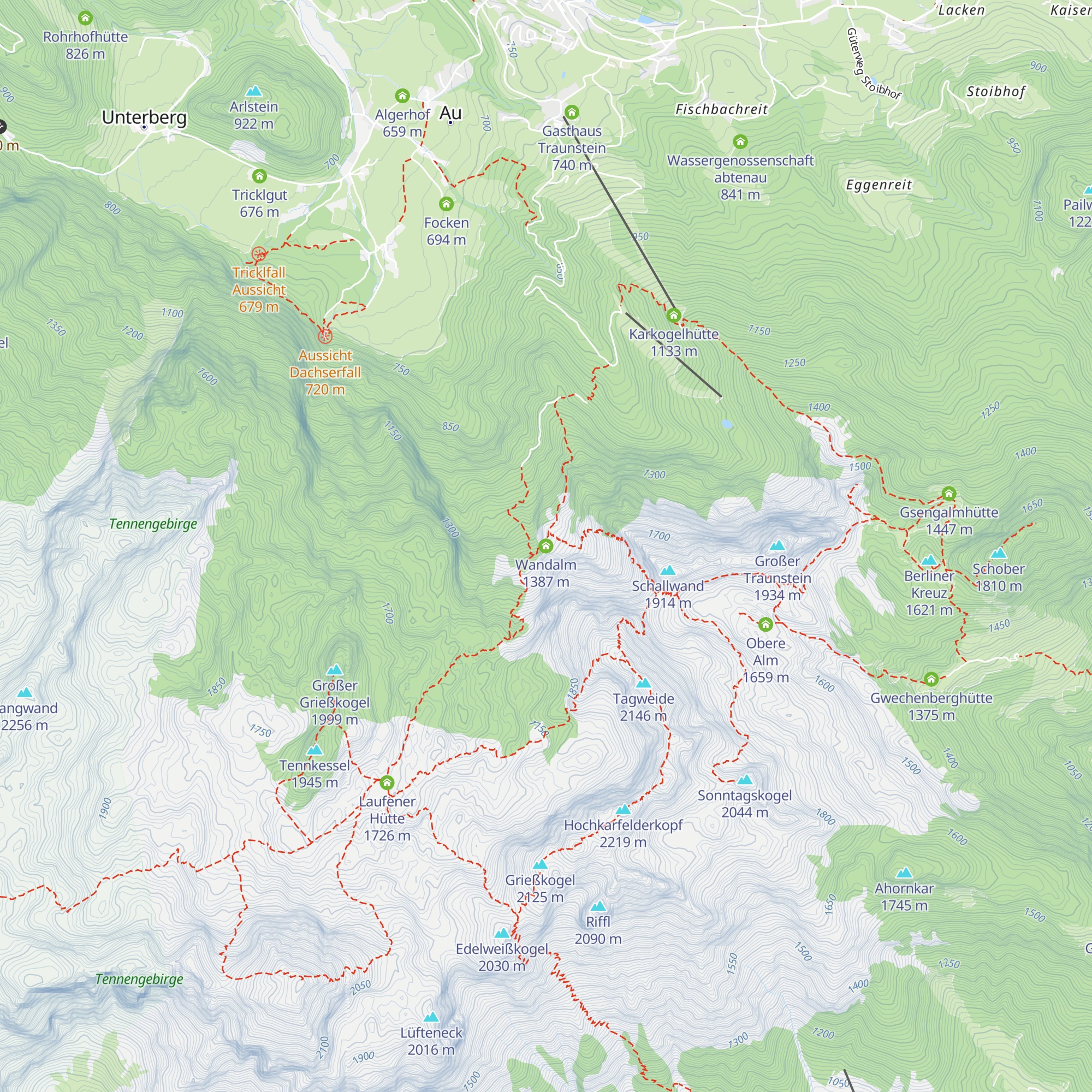 Wandalm map