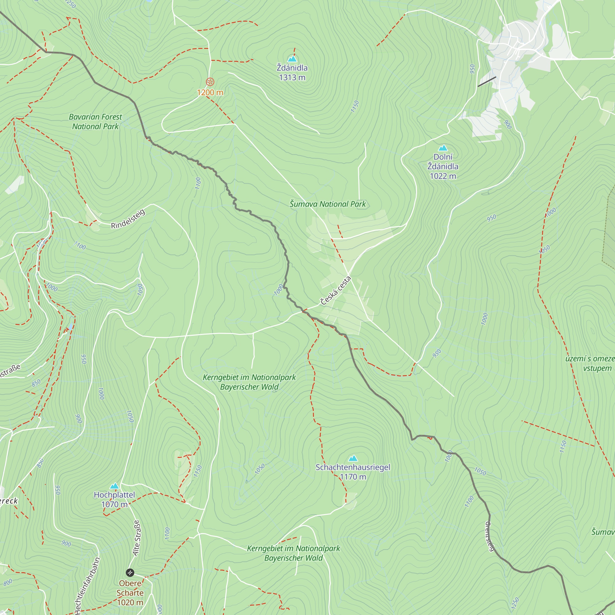 Ehem.Grenzwärterhütte map