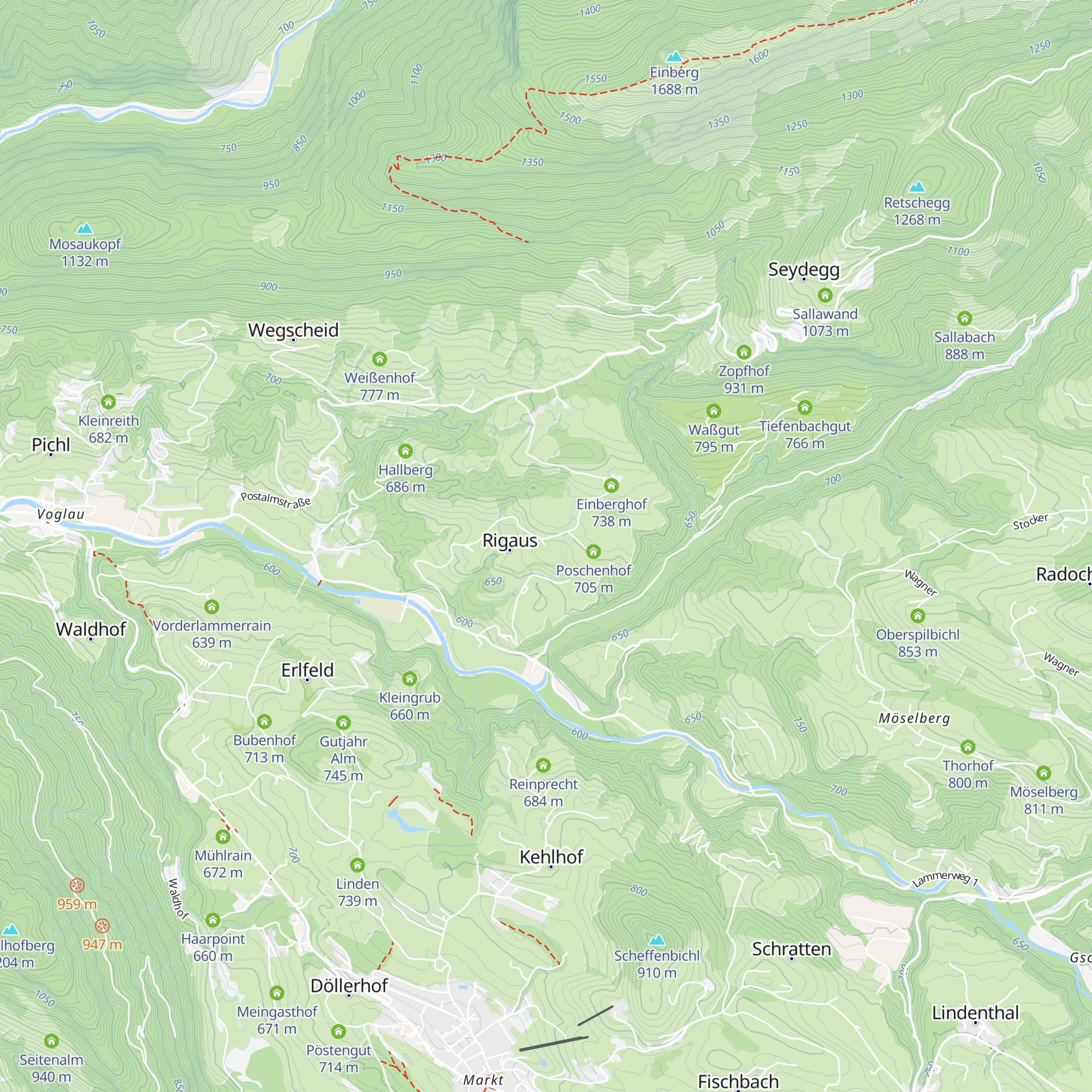 Gfatterhof map